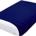 Ntomtuex Sensory Bed Sheet for Compression Reduced Pressure Weighted Blanket to Keep Nice Sleeping Comfortable with Light Breathable Polyester, Dark Navy,38"x60"