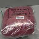 Kathfly 2 Pcs Valentine's Day Heart Pillows 17 Inch Red and Pink Heart Shaped Gifts Large Hooked Wool Throw Pillow for Couples Wedding Couch Bed Sofa Home Living Bedroom Indoor