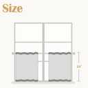jinchan Floral Kitchen Curtains for Windows 24 Inch Farmhouse Country Linen Tier Curtains Botanic Small Window Drapes for Living Room Bathroom Laundry RV Rod Pocket Rustic 2 Panels Blue on Beige