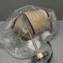 Linen Vintage Cordless Living Room Lamp, Rechargeable Battery Operated, Memory Function, Detachable Magnetic Bulb, 3 Colors Dimmable, Touch/Remote/Timer Control, 10000mAh Portable Gold Lamp Set of 2