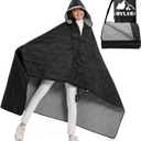 Outdoor Camping Blanket, Fleece Waterproof Stadium Blanket with Portable Bag, Lightweight for Cold Weather, Sports, Pet, Beach, Picnic, Stadium, Travel, Car, 79 * 54inch