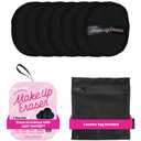 7-Day Set, Erase All Makeup with Just Water, Including Waterproof Mascara, Eyeliner, Foundation, Lipstick, Sunscreen, and More! 7ct (7 Count (Pack of 1), Chic Black)