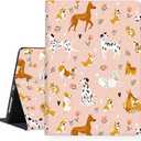 LI-LOVE Case for iPad A16 11 inch 2025 (11th Gen), iPad 10th Generation 10.9 inch 2022, Auto Wake Sleep Smart Dogs Soft TPU Folio Stand Cover Adjustable Angles Case