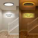 Matane 12in Flush Mount Ceiling Light Fixture with Remote 2400LM Wired
