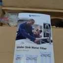 Aquasana Under Sink Water Filter System - Reduces PFAS, Lead, & Chlorine in Drinking Water - Under Counter Claryum Filtration for Kitchen - 3-Stage Max Flow - Chrome Faucet - AQ-5300+.56