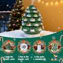 2 x ARVIDSSON Christmas Essential Oil Diffuser, Festive Aromatherpay Diffuser for Essential Oils, Ceramic Ultrasonic Oil Diffusers for Home, Christmas Tree Diffusers Gift for Women