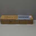 Warm Gold Curtain Rods for Windows 48 to 84 Inches Adjustable Length Heavy Duty 1" Diameter Brass Window Curtain Rod with Solid Metal Finials for Outdoor Farmhouse Bedroom Kitchen Living Room