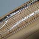Cordless Bamboo Roman Shades, Light Filtering Bamboo Blinds Shades for Indoor Windows, UV Protection Roll Up Blinds for Home, Office, 36" W x 64" H, Natural