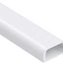 Cable Hider Raceway Kit, 68in (4X L17in) Wire Hiders for TV on Wall, Paintable Cord Cover Channel, Cord Hider for Wall Mounted TV in Home Office, 0.95in (W) x 0.47in (H), White