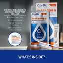 CorDx TyFast at Home Flu A/B & COVID-19 Multiplex Rapid Test Kit, Easy, Accurate, Fast Results in 10 Minutes, 3 in 1 Combo Kit, 2 Tests