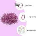 7800 Pieces Chainmail Jump Rings 26 Colors 6mm Open Aluminum Colored Jump Rings for Choker Necklaces Bracelet Jewelry Making DIY Craft