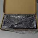 Acacia Wood Decorative Vanity Tray - 11.8 x 5.9 inches Suitable for Countertop Bathroom Sink Dresser Toilet Tank - Modern Decor Tray for Keys Wallets Towels Perfumes Plant Pots (Black)