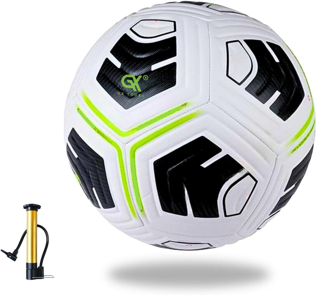Professional Soccer Ball Size 5  Premium Grade PU Construction, Durable for Indoor/Outdoor Sports, Training & Match Play  High-Performance Design for All Levels. Delivered Non-inflated