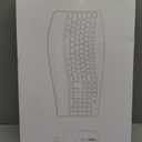 Wireless Keyboard and Mouse Combo,2.4G Full Size Wave Keys Ergonomic Keyboard with Wrist Rest for Natural Typing, 3 DPI Adjustable Ergonomic Silent Mouse for Computer/Laptop/Windows/Mac (Gray)