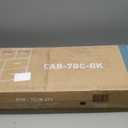 Sweetcrispy 7 Drawer Dresser with Fabric Bins Fabric Storage Tower Organizer for Bedroom Closet Hallway Entryway Tall Chest of Drawers with Steel Frame Wood Top Easy Pull Handles,Black (11.8"D x 39.3"W x 30.3"H (7 Drawers))