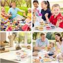 50 Pcs Snack Containers with Lids,Double Compartment Condiment Container,3 Compartment Sauce Container Transparent Plastic Dipping Containers for Snacks,Sauces,Travel, Sampling, and Outdoor Meals