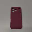 Vooii Magnetic for iPhone 17 Pro Case, Compatible with Magsafe (Premium Liquid Silicone) (Integrated Camera Control Button) Full Body Protective Anti-Scratch Microfiber Lining 6.3", WineRed