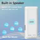 Bluetooth MP3 Player with 64GB TF Card, Skybess MP3 Music Players with Speaker, Mini MP3 Media Player with Video/FM Raido/Alarm/Shuffle Playback, up to 128GB Memory Storage, Including Earphones