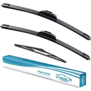 VTOGOI Wiper Blades With Rear Wiper Blades Set For Hyundai Tucson 2016-2021 Automotive Replacement Windshield Wiper Blades, That Meet OEM Quality Easy DIY Install 26"+16"+14" (Set of 3)