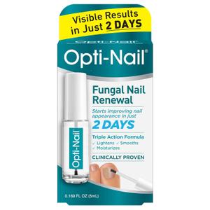 Opti-Nail Fungal Nail Repair with Brush Applicator, Restores the Healthy Appearance of Nails Discolored or Damaged by Nail Fungus