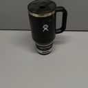 Hydro Flask Travel Tumbler with Handle, Lid and Straw - Insulated Stainless Steel in 32 Oz Black