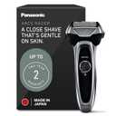 Panasonic ARC5 Electric Razor for Men with Pop-Up Trimmer, Wet/Dry 5-Blade Electric Shaver with Intelligent Shave Sensor and Multi-Flex Pivoting Head – ES-LV65-S (Silver)