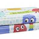 Toddleroo by North States - Superyard Folding Toddleroo Friends Baby Play Mat: Foldable Play Mat for Floors - Extra Large Playmat for Tummy Time - Indoor & Outdoor Use - 71 x 71 Inch