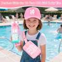 10 Year Old Girl Birthday Gifts, 10th Birthday Gifts for Girls, Gifts for 10 Year Old Girl Water Bottle, Bag, Double Digits Birthday Decorations for Daughter Niece, Things for 10 Years Teen Girls