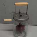 Hand Crank Butter Churner Manual Butter Maker Cream Mixer Silicone Food Stirring Tool Jar Kitchen Accessories 1L