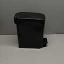 Cesun Small Bathroom Trash Can with Lid Soft Close, Step Pedal, 6 Liter / 1.6 Gallon Stainless Steel Garbage Can with Removable Inner Bucket, Anti-Fingerprint Finish (Matt Black)