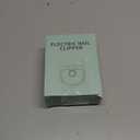 Electric Nail Clipper & Nail File: Automatic Trimmer with LED Light, Built-in Storage, USB Rechargeable, Gently Trims Thick Nails - Safe for Baby, Kids, Adults, Seniors - Baby Electric Nail File