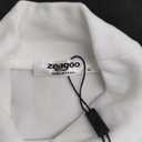 Zeagoo Womens Turtleneck Long Sleeve Shirts Soft Thermal Underwear Fall Fashion 2024 Tight Basic Layer Tops M