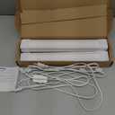 3 Pack Plug in Under Cabinet Lighting for Kitchen, 6500k Bright Under Counter Lights for Shelf/Workbench/Bookshelf/Over Sink, 14inch Linkable 110V LED Light Bar