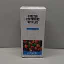 Freezer Storage Containers, [6 Pack-16 Oz] Airtight Plastic Food Storage Containers with Twist Top Lids, Soup, Meal Prep Containers | BPA Free | Stackable | Leakproof | Microwave/Dishwasher Safe