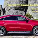 Window Visors Compatible with Mercedes-Benz GLE-Class Coupe | GLE 53, GLE 63 S, 2021-2026, Rain Guards, Wind Deflectors, Sun Shield Visors, Tape-On, Set of 4