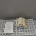 12-Cube Storage Organizer, Metal Wire Cube Shelving Unit, 11.8" L x 11.8" W x 11.8" H, Modular Grid Bookshelf for Closet, Bedroom, Office, White ATTJL12W