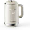 Electric Kettle Temperature Control: OLEGA 1.5L Stainless Steel Smart Kettle Hot Water Boiler, 6 Temp Presets, 1200W Fast Boiling Electric Tea & Coffee Kettle, Electric Kettles Teapot for Home -Beige