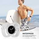 Sport Bands Compatible for Samsung Galaxy Watch 8/8 Classic Band,No Gap One Click Soft Silicone Replacement Strap for Galaxy Watch 8 40 44mm/8 Classic 46mm Men Women-6 Packs (Black+Starlight+Violet+Pink+White+Lilac)