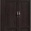 Sauder Storage Cabinet/ Pantry cabinets, 29.61 " x D: 16.02 " x H: 71.50", Cinnamon Cherry finish