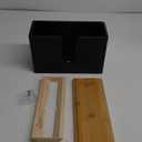 1Pack Paper Towel Holder Countertop, Black Acrylic Napkin Dispenser, Multifold Paper Towel Dispenser for Z-fold C-fold MultiFold Trifold-Bathroom Toilet Kitchen Restaurant