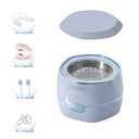 Ultrasonic Retainer Cleaner, 45kHz Retainer Cleaner Machine for Denture Cleaner, Retainer Cleaner, Mouth Guard Cleaner, Night Guard Cleaner, Denture Cleaner with 245ML Dental Cleaning Pod