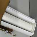 ShadesU Cordless Zebra Blinds Light Filtering Dual-Layer Window Shades for Privacy (White Color) (Maximum Height 72") (Width 53")