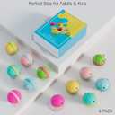 2 x Fidget Toys for Adults Kids,6PCS Textured Sensory Ball Toys for Stress Anxiety Autistic ADHD, Calm Down Travel Airplane Essentials Students Prizes Toys, Stuffers Gifts for Teen Boys Girls