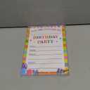 30 Pack Birthday Party Invitations for Kids Boys Girls  5"x7" Rainbow Birthday Invitation Cards Birthday Party Invite Cards for Teens Birthday Party Supplies (Multi)