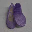 techcity Princess Girls Sandals Dress Up Dance Party Cosplay Jelly Shoes for Kids Toddler Mary Janes, Size 28