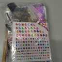 25Colors Fairy Hair Tinsels Kit 5000 Hair Glitter Strands 48Inch Heat Resistant Tinsel Hairs Extension Sparkling Shiny Highlights Hairs Tinsel with Tools for Christmas Halloween New Year Cosplay Party