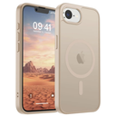 SUPFINE Magnetic for iPhone 16 Plus Case (Compatible with MagSafe)(Military Grade Drop Protection) Slim Translucent Matte Shockproof with Anti-Fingerprint Phone Case 2025,Desert Gold