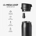 Simple Modern Mesa Loop Water Bottle with Covered Straw and Handle | 30oz Cup Holder Friendly Insulated Stainless Steel Bottles for Travel, Sports and School | Fuscia Mix