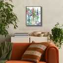 2 x CSZPPQAF Wildflowers Paint by Numbers Kit for Adults Beginner, Flower Paint by Number Kits on Canvas, DIY Easy Acrylic Watercolor Floral Oil Painting by Numbers for Home Wall Decor 16X20inch