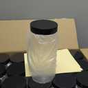 1 oz Plastic Jars 28 Pack with Black Screw Lids, Premium Quality & Leakproof Refillable Cosmetic Containers for Lotion, Cream, Ointments, Makeup, Travel - BPA-Free Clear Round Storage, Great Value Set